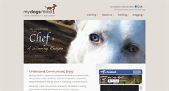 Desktop Screenshot of mydogsmind.com